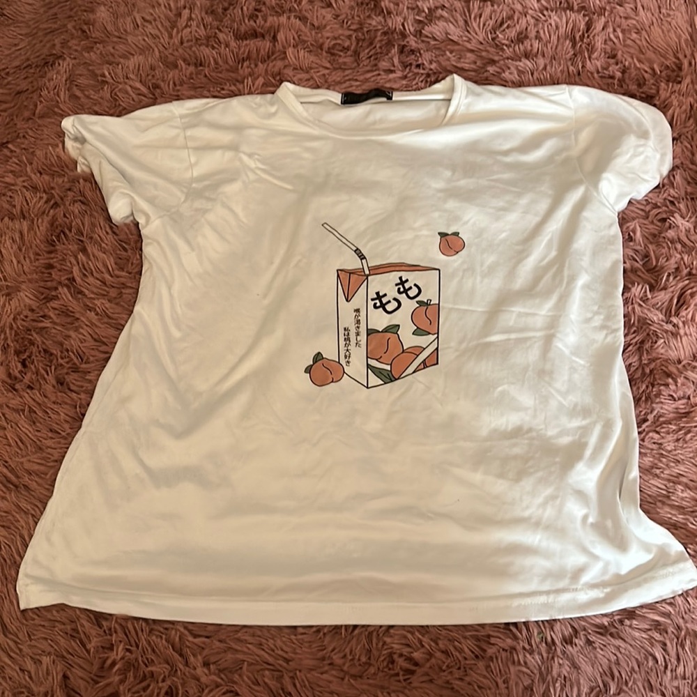 Peach Juice Japanese T-Shirt